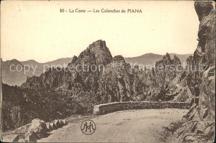 Piana Les Calanches Felsenlandschaft