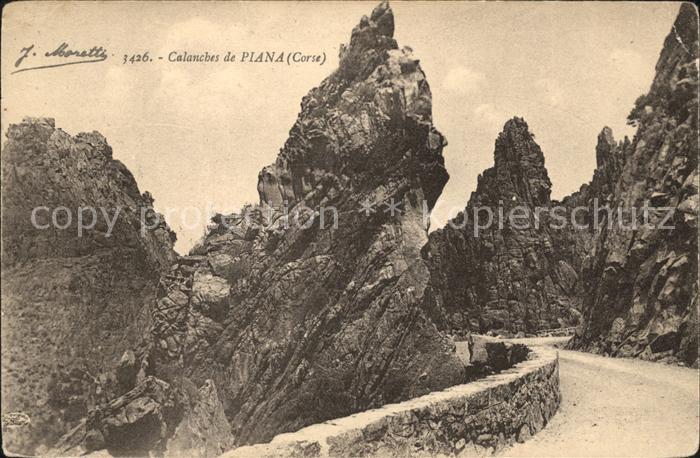Piana Les Calanches Felsenlandschaft