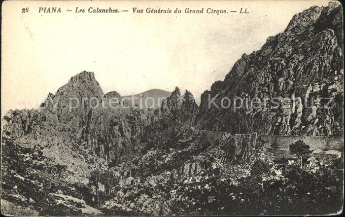 Piana Les Calanches Grand Cirque Felsenlandschaft