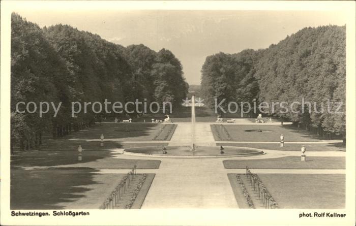 Foto Kellner Rolf Nr. 7712 Schwetzingen Schlossgarten