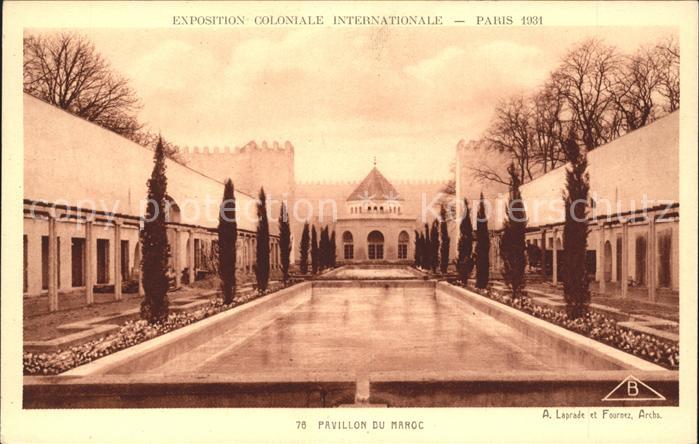 Exposition Coloniale Internationale Pari Pavillon du Maroc