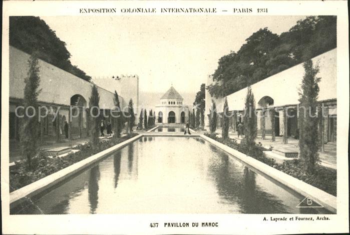 Exposition Coloniale Internationale Pari Pavillon du Maroc