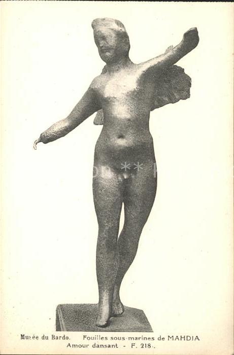 Skulpturen Fouilles Mahdia Amour dansant Musee du Bardo