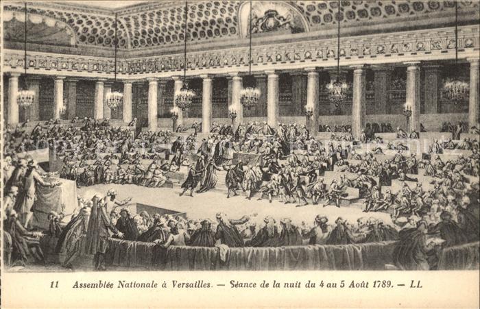Politik Geschichte Assemble Nationale Versailles 1789