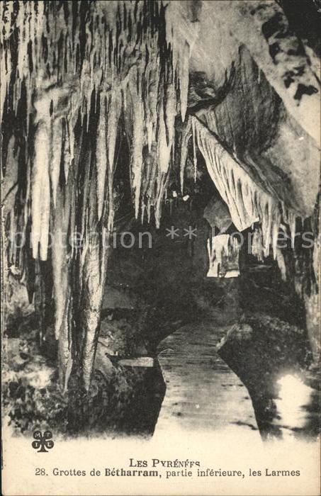 Hoehlen Caves Grottes Betharram Larmes Pyrenees