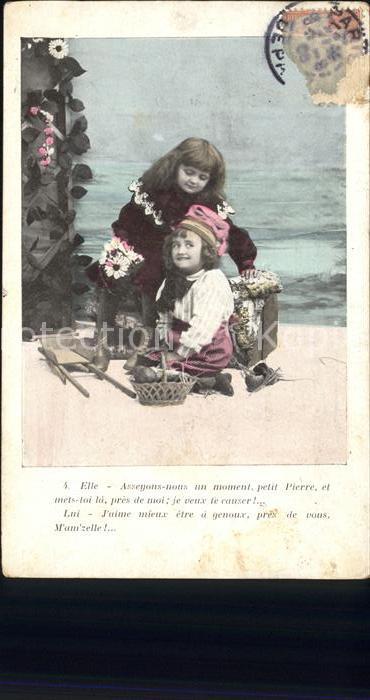 Kinder Child Enfants Blumen