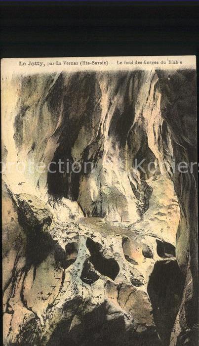 Hoehlen Caves Grottes Le Jotty Vernaz Gorges du Diable