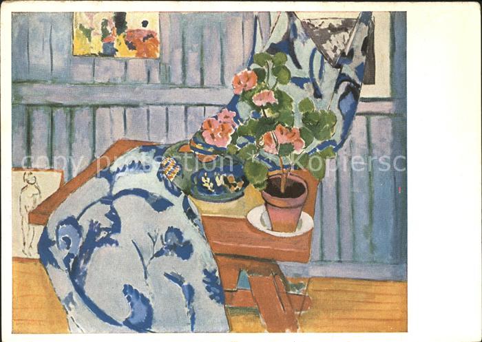 Verlag Bruckmann Nr. 250 Henri Matisse Stillleben Blumenstoc