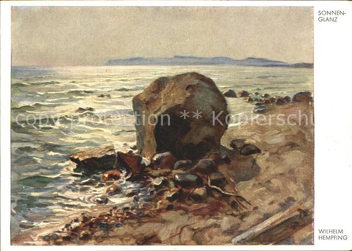 Kuenstlerkarte Wilhelm Hempfing Sonnenglanz Nr. 1761 F