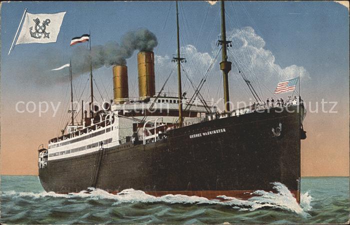 Dampfer Oceanliner George Washington