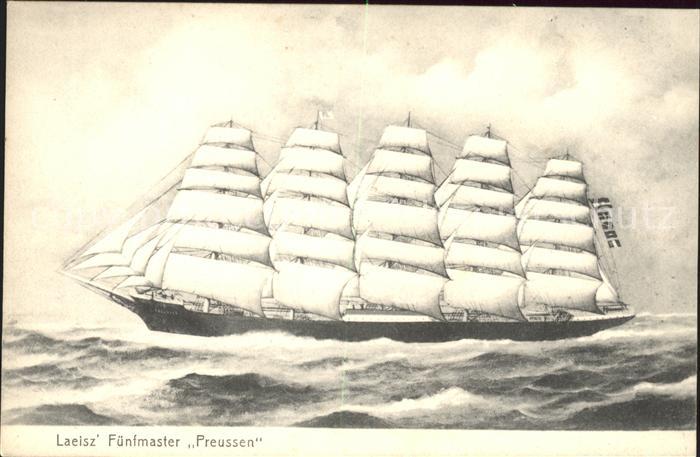 Segelschiffe Laeisz Fünfmaster Preussen