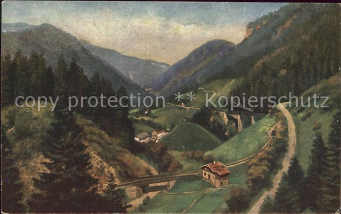 Hoffmann Heinrich Höllental Ravennaschlucht Nr. 185