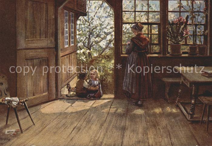 Hoffmann Heinrich Frühling im Schwarzwald Nr. 251 Kinder