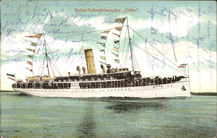 Dampfer Binnenschifffahrt Salon-Schnelldampfer Odin