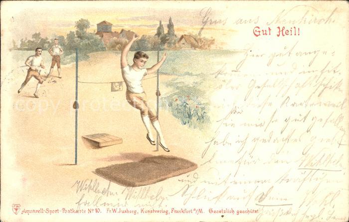 Turnen Hochsprung Litho
