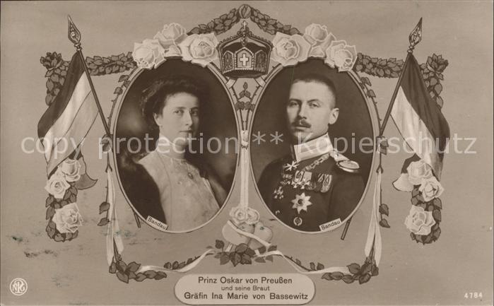 Adel Preussen Prinz Oskar von Preussen Gräfin Ina Mar