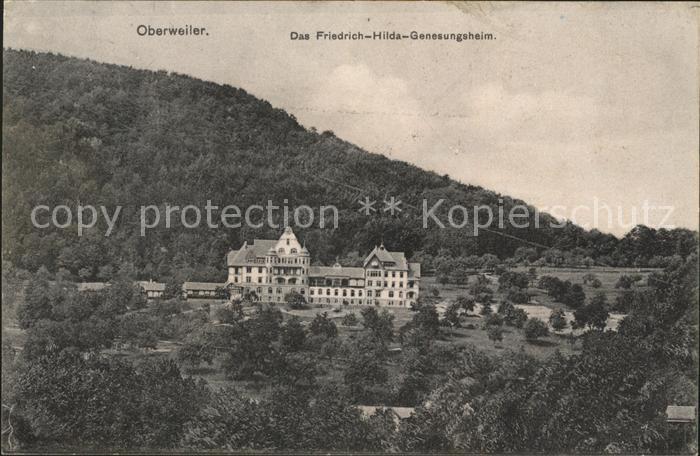 Oberweiler Badenweiler Friedrich Hilda Genesungsheim