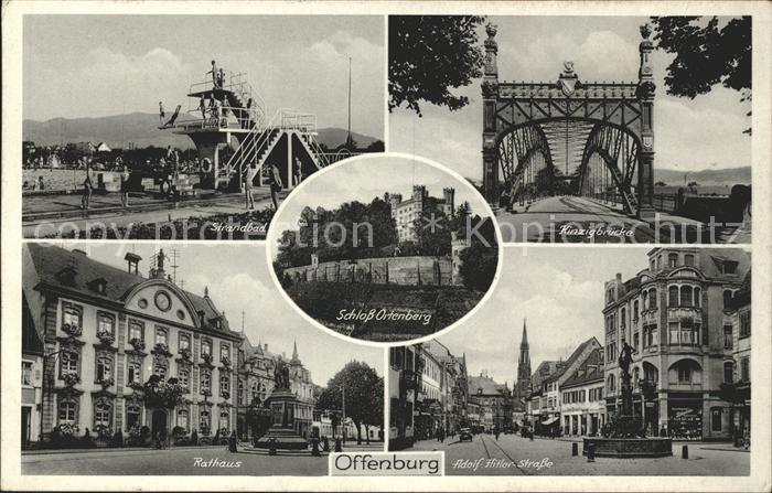 Offenburg Kinzigbruecke Schloss Ortenberg