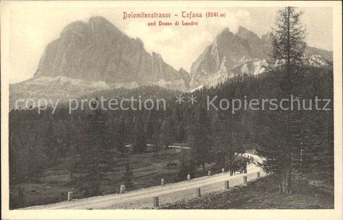 Dolomiten Dolimitenstrasse Tofana und Dosso di Landro