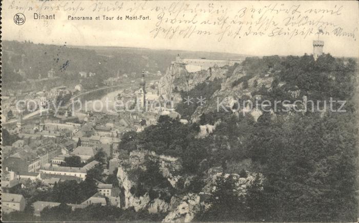Dinant Wallonie Panorama et Tour de Mont Fort