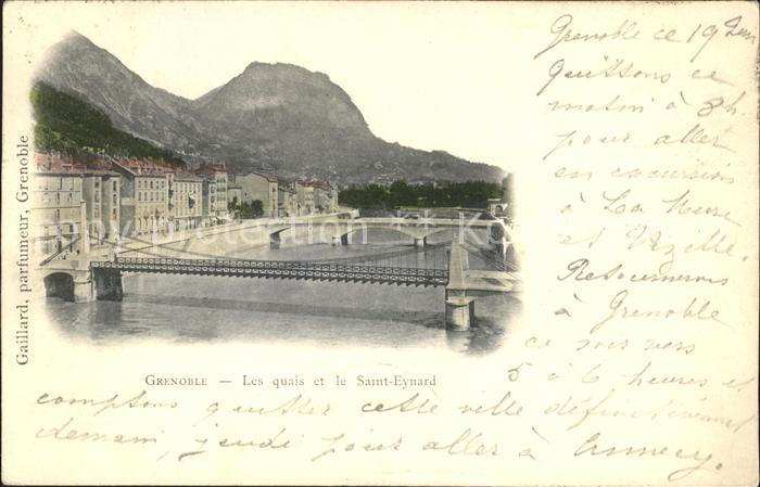 Grenoble Les Quais et le Fort Saint Eynard