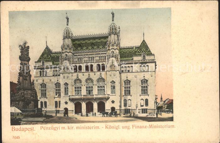 Budapest Koenigliches Finanzministerium