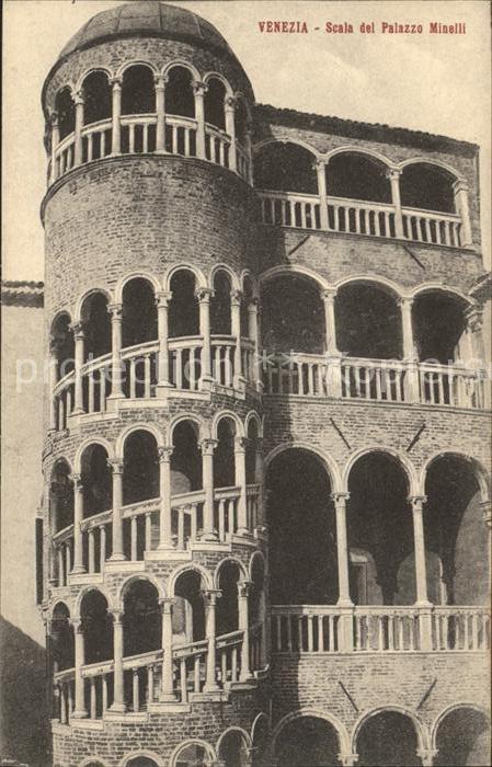 Venezia Venedig Scala del palazzo Minelli