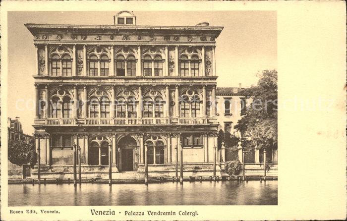 Venezia Venedig Palazzo Vendramin Calergi