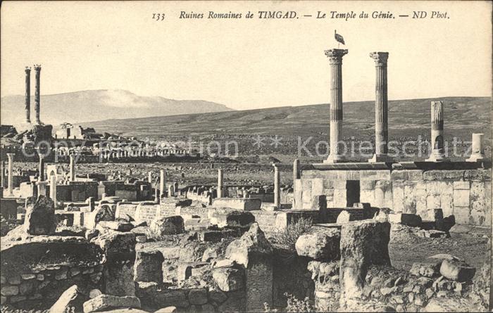 Timgad Ruines Romaines Temple du Genie Ruinen