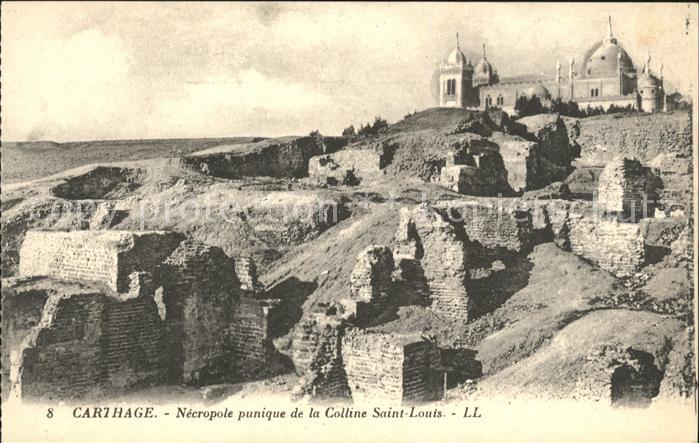 Carthage Karthago Necropole punique de la Colline Saint Louis Ruinen Antike Stae