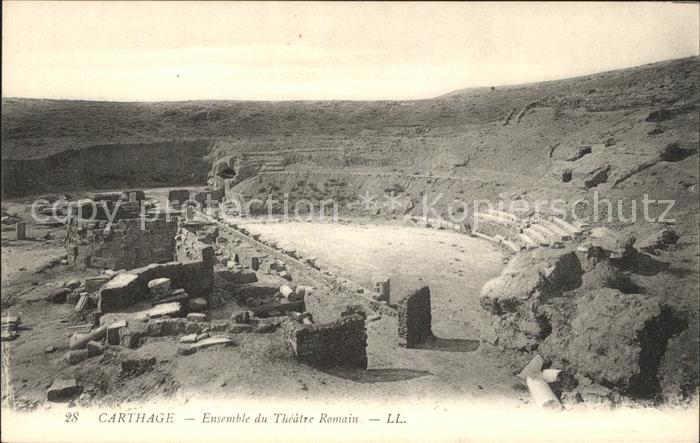Carthage Karthago Ensemble du Theatre Romain Amphitheater