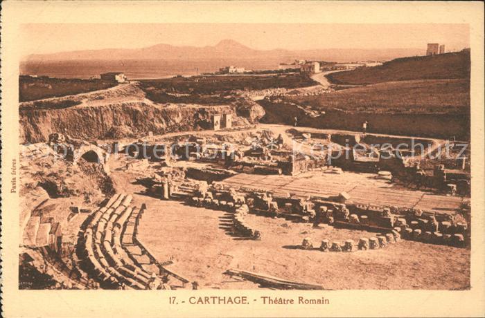Carthage Karthago Theatre Romain Amphitheater Ruinen Anti