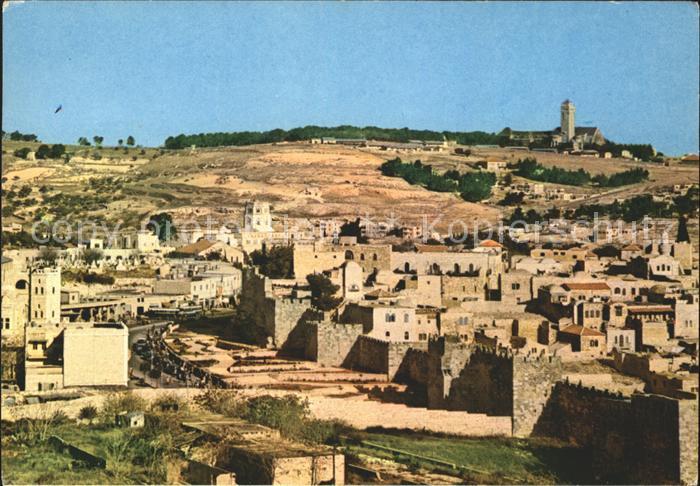 Jerusalem Yerushalayim View on the Old City and Damascus Gate