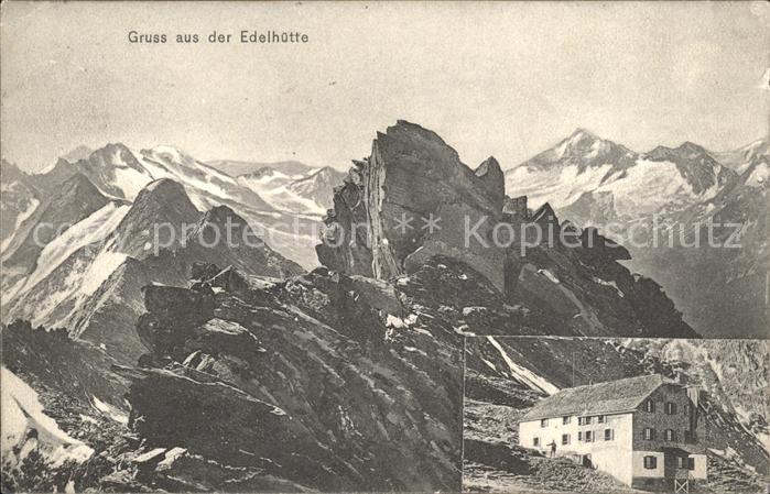 Edelhuette Berghütte Zillertaler Alpen