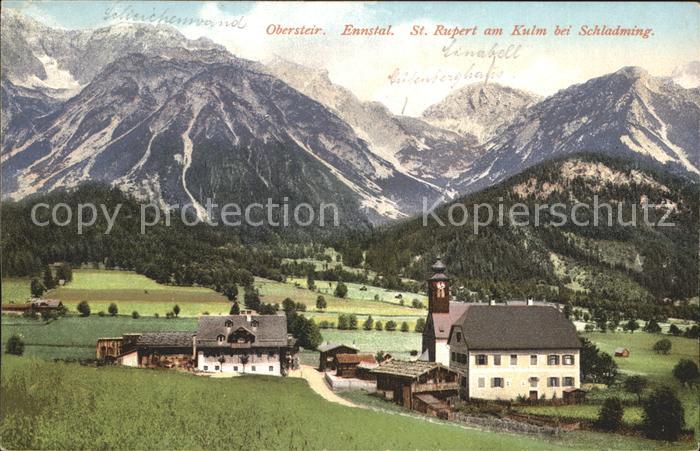 Schladming Obersteiermark Sankt Rupert Kirche am Kulm Ennstal Alp