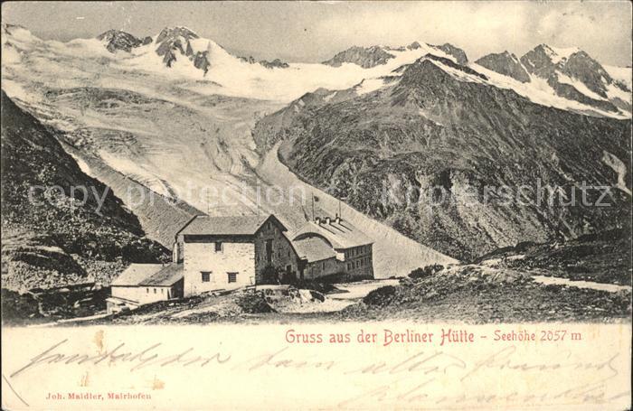 Berlinerhuette Schutzhütte Zillertaler Alpen