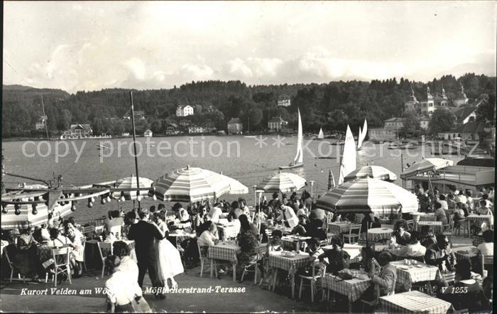 Velden Woerthersee Moesslacherstrand Terrasse