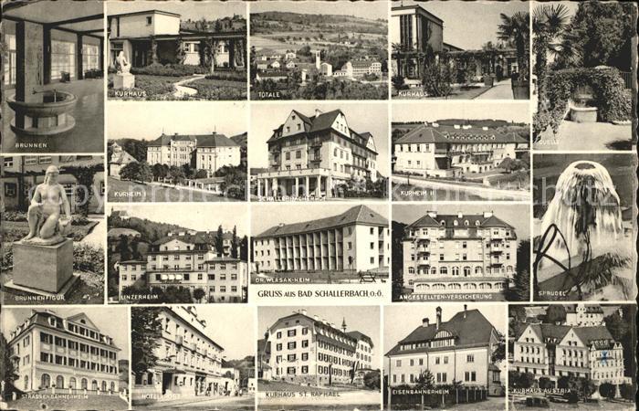 Bad Schallerbach Bauwerke Sehenswuerdigkeiten Orts und Teilansichten