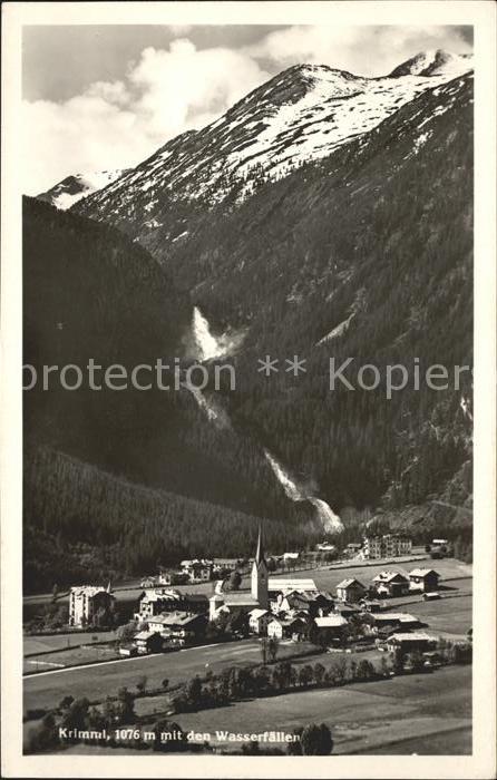 Krimml mit den Wasserfaellen