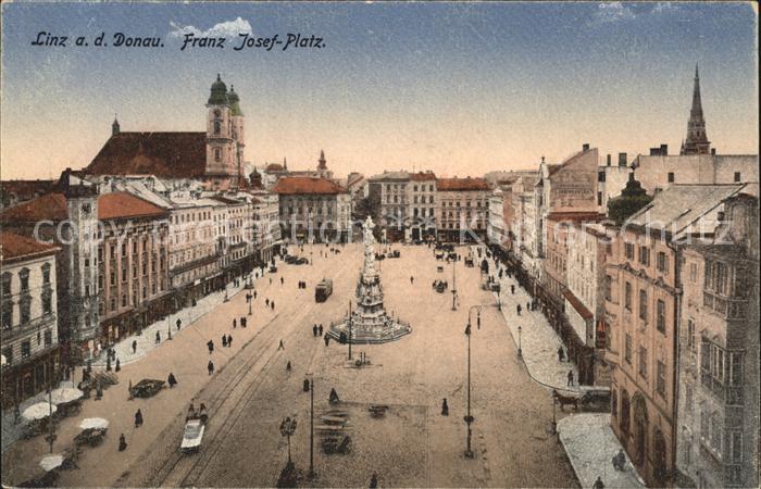 Linz Donau Franz Josef Platz