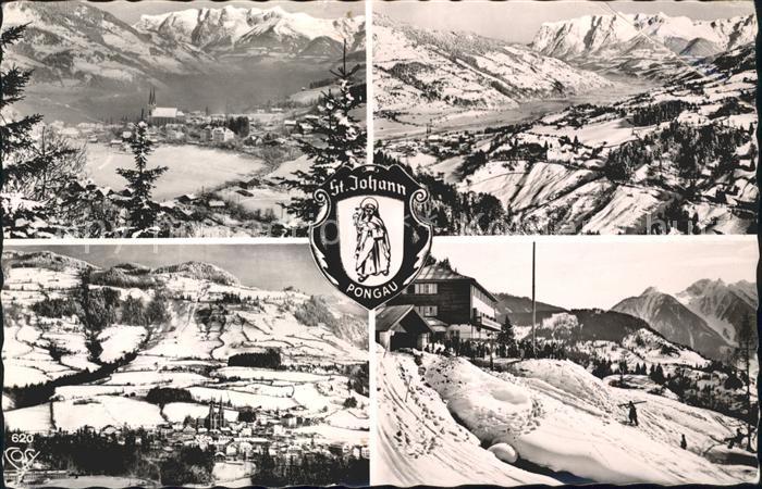 St Johann Pongau Salzburg Orts und Teilansichten Panorama