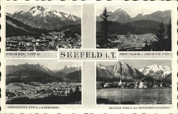 Seefeld Tirol Hocheder Hohe Munde Ahrnspitzen Karwendel Wetterstein