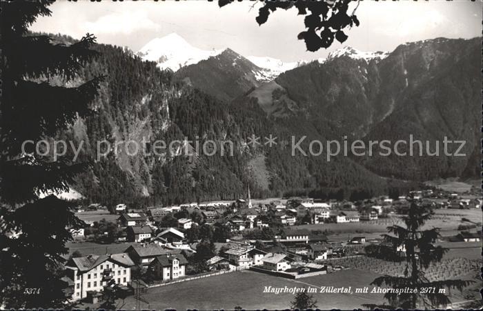 Mayrhofen Zillertal mit Ahornspitze