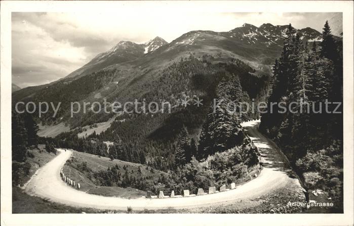 Arlberg mit Arlbergstrasse