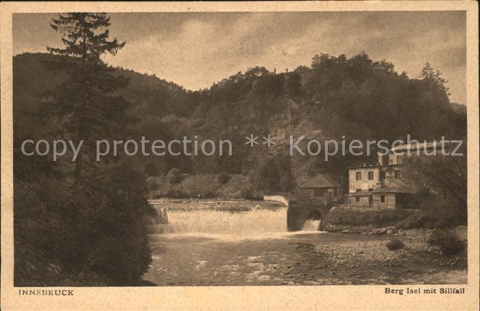 Innsbruck Berg Isel mit Sillfall