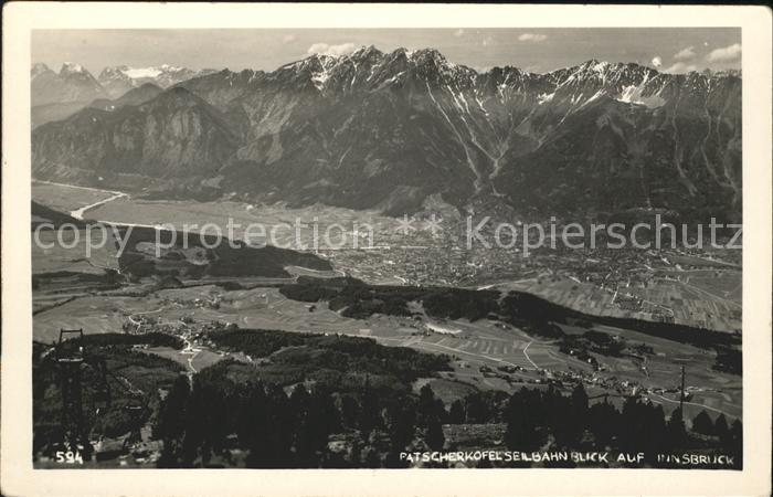 Innsbruck mit Patscherkofel Seilbahn