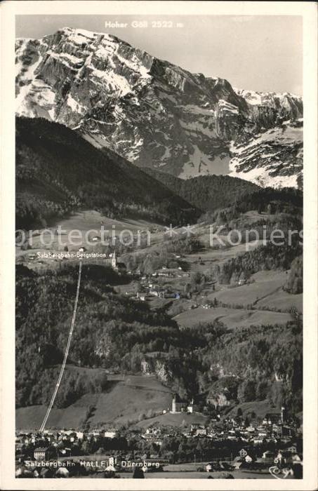 Hallein Salzbergbahn Bergstation Hoher Goell
