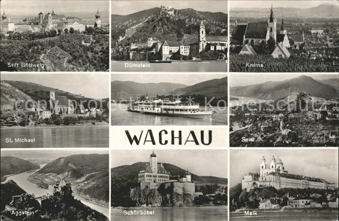Wachau Oesterreich Stift Goettweig Duernstein Krems St Michael Spiez Aggstein Sc