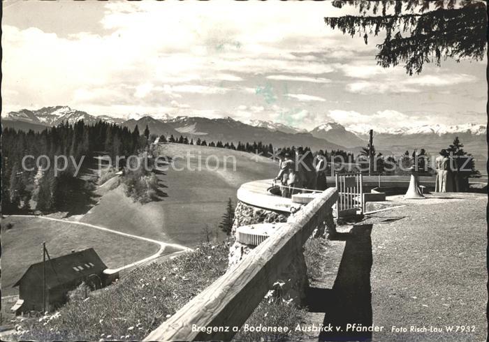 Bregenz Vorarlberg Blick vom Pfaender