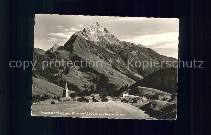 Warth Vorarlberg mit Biberkopf